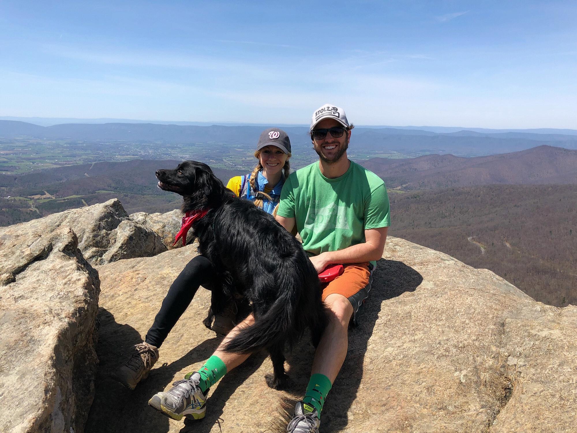 Dasher's first hike