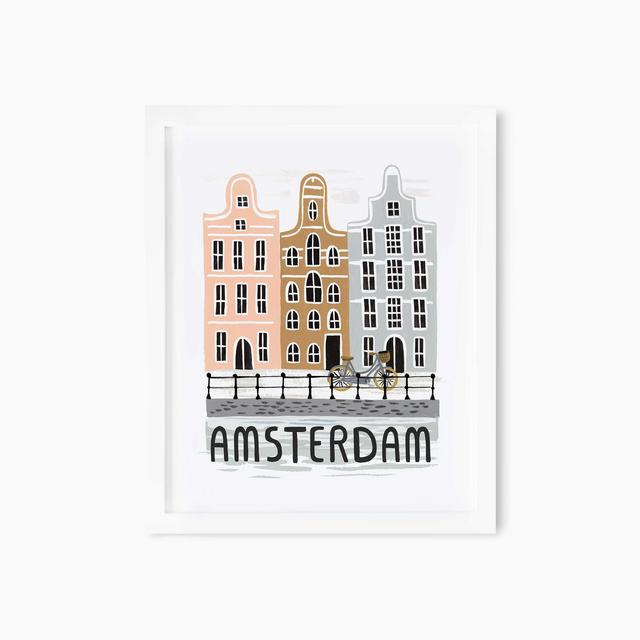 Bon Voyage Amsterdam Art Print