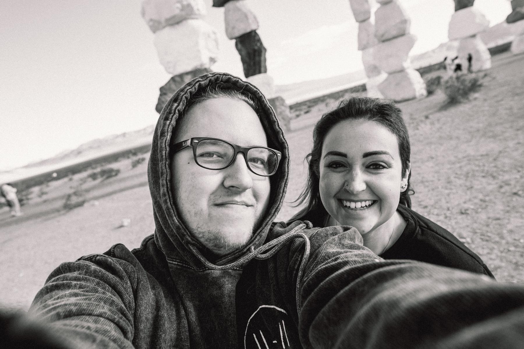 3.13.19 - Made a pit stop by the 7 Magic Mountains while on our way to work a hockey tournament in Vegas.