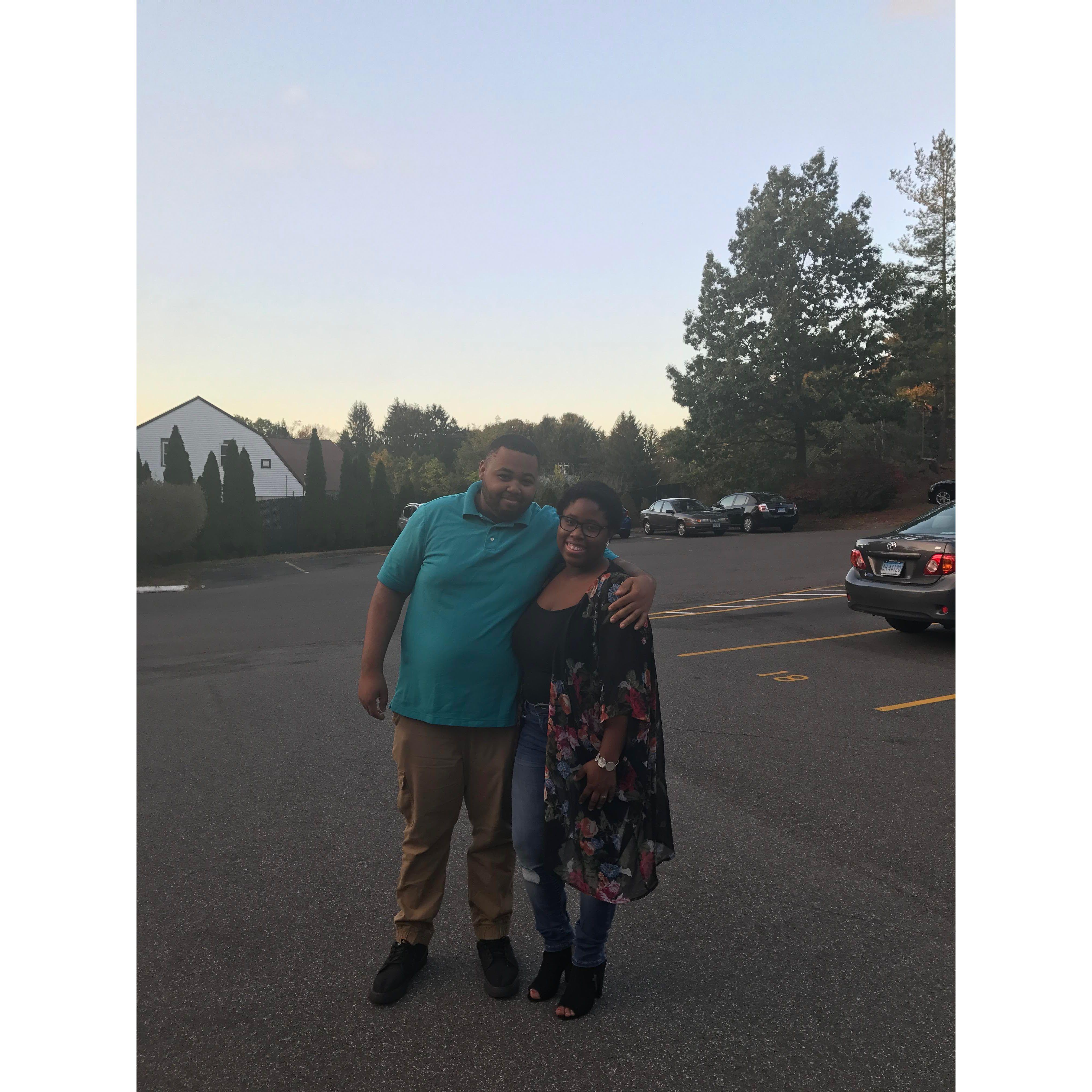 Night of celebrating Mom's birthday