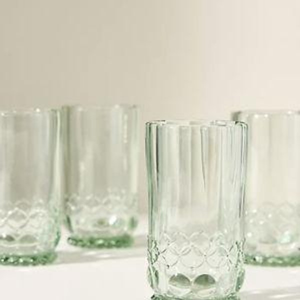 Savannah Glass Tumblers, Set of 4