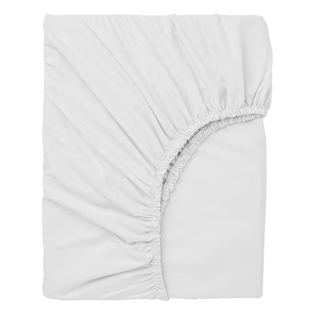 Hotella 100% Microfiber 60"x80" Queen Size Fitted Sheet Only, Hotel Quality Deep Pocket Bottom Sheet, Up to 14 inch Bedding Mattress Protector, Machine Washable and Non-Fade, Stay in Place, White