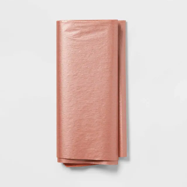 8ct Tissue Paper Metallic Rose Gold - Spritz™