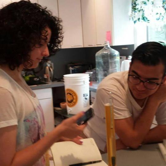 Our first beer!
