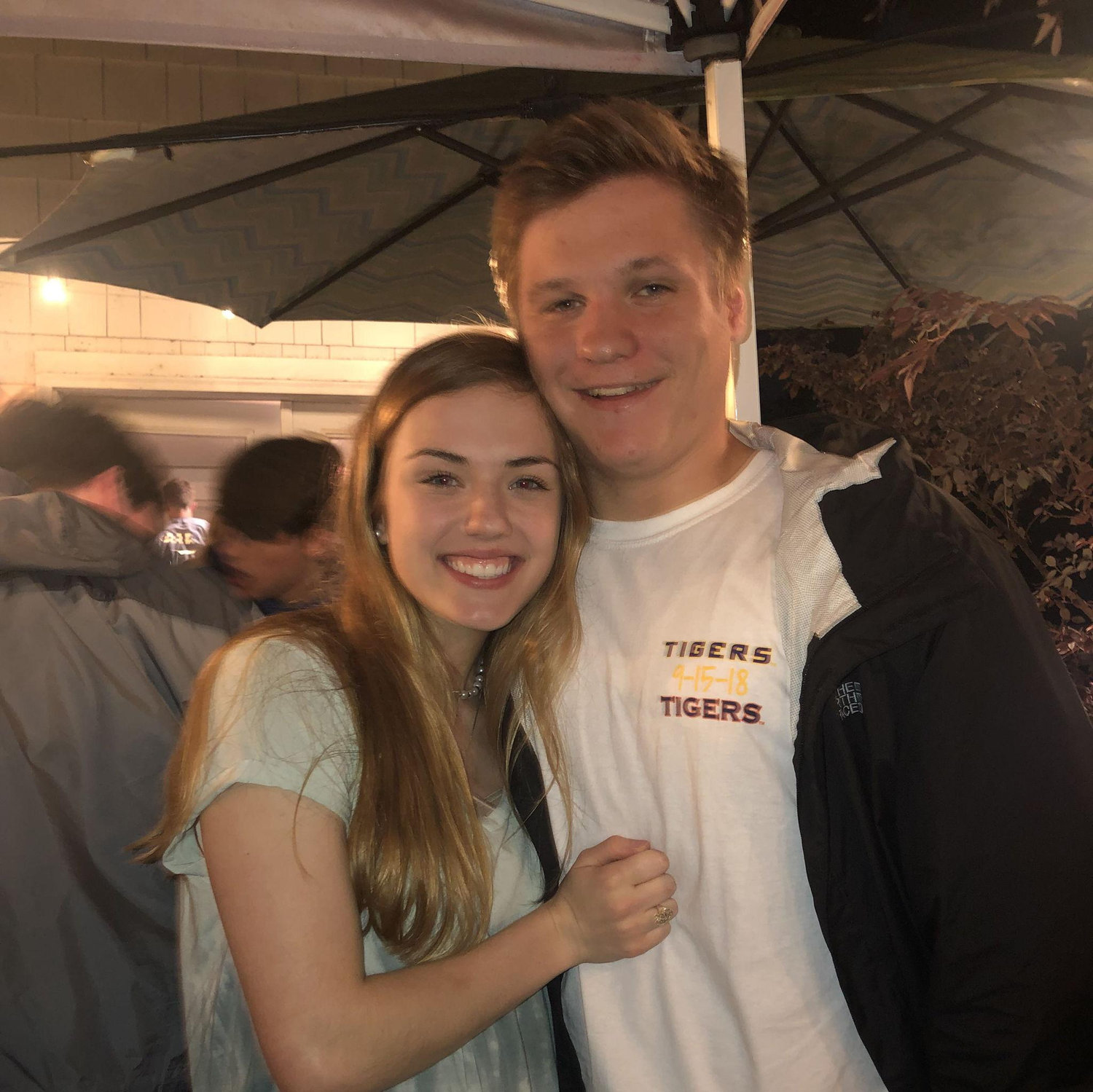 Our very first picture together... look at those babies!