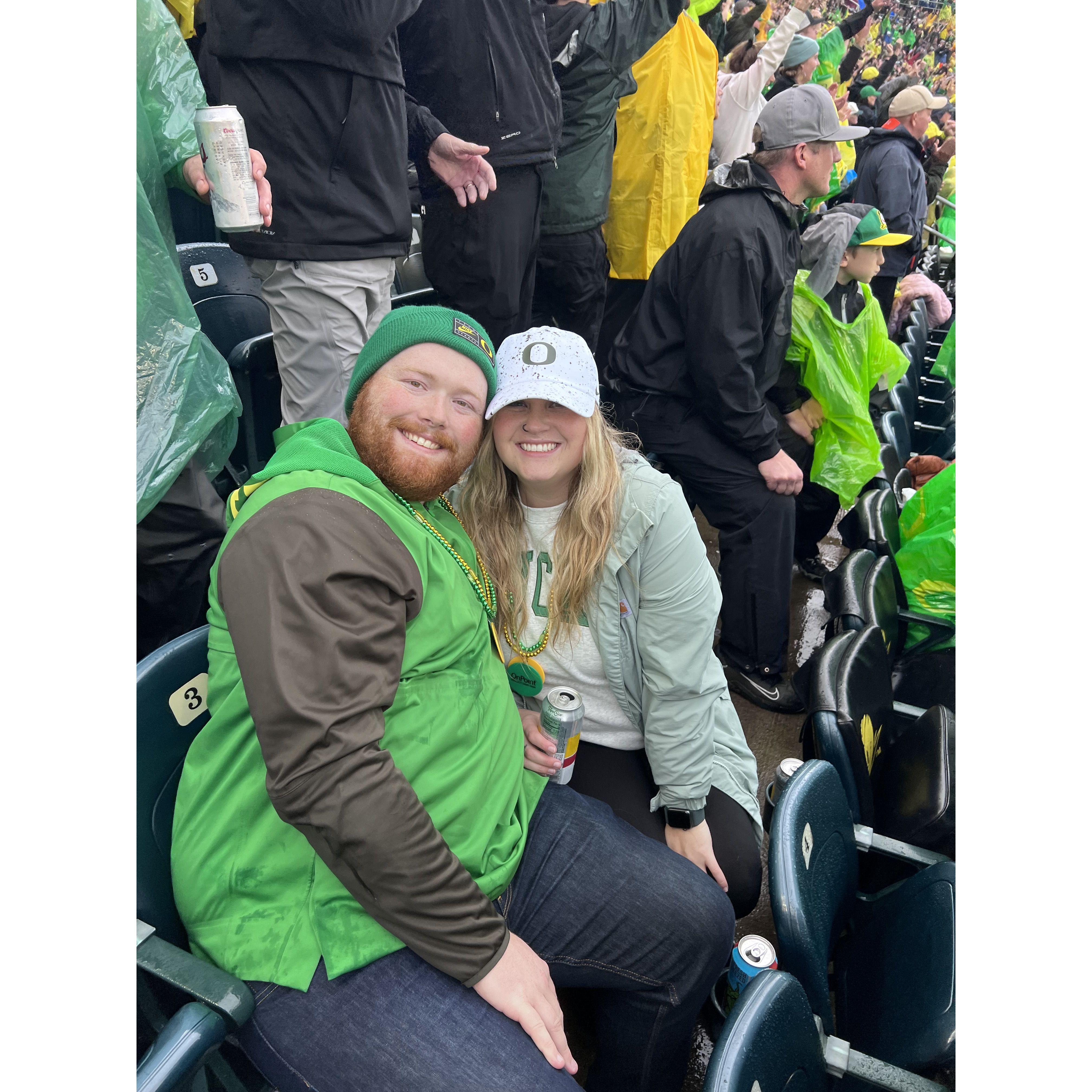 First couple ducks game!