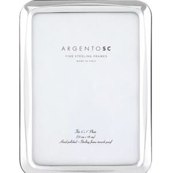 Argento SC Modern Frame - 4" x 6", Sterling Silver