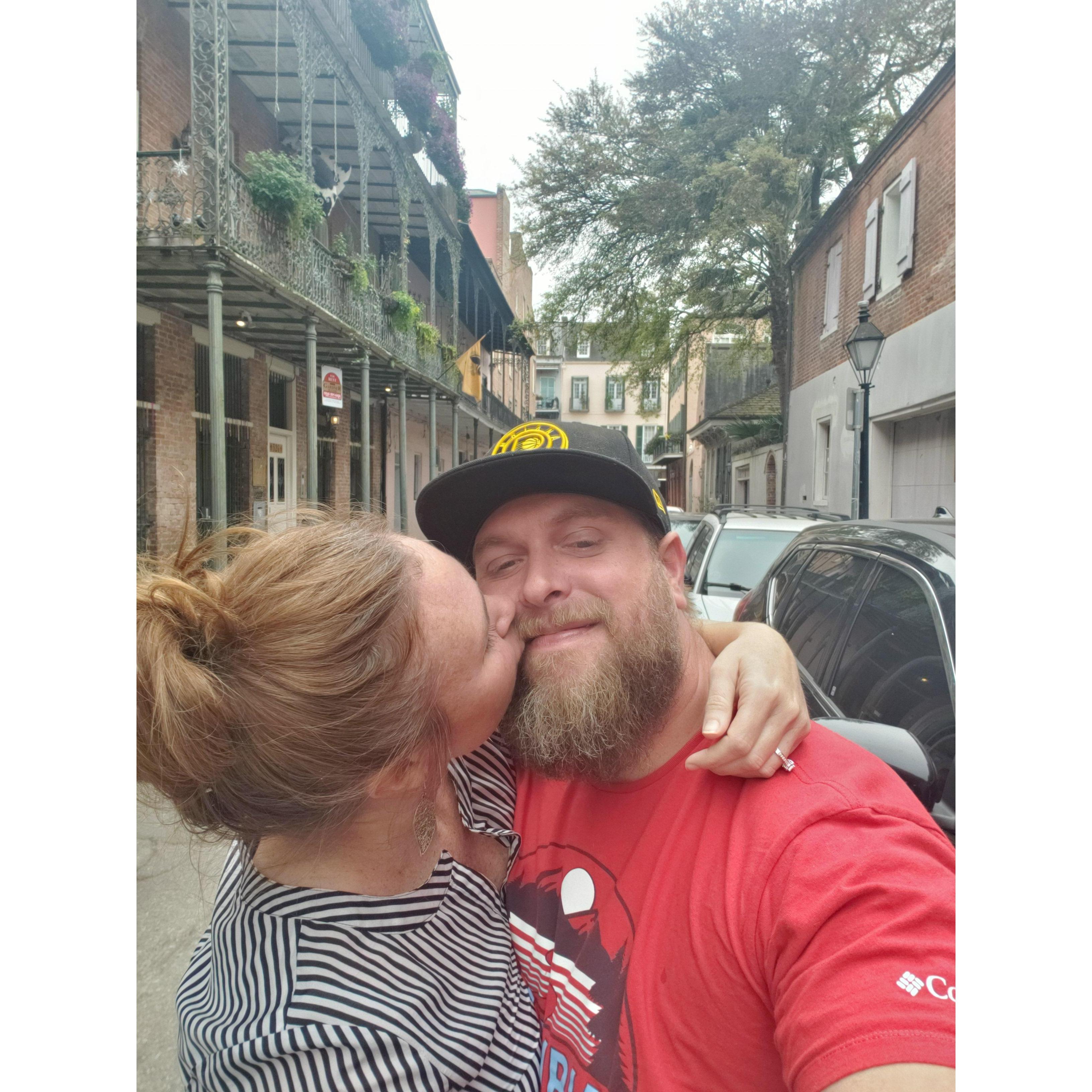 We're ENGAGED! New Orleans during Spring Break 2019.