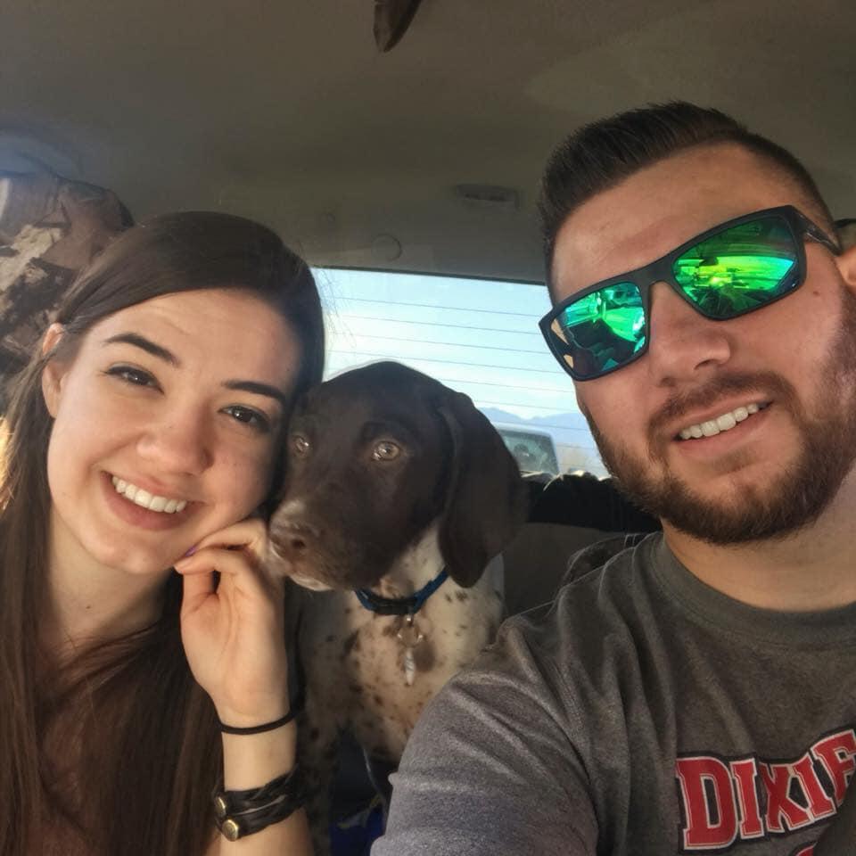 The start of our small family with our pupper! Bandit is currently our only child!