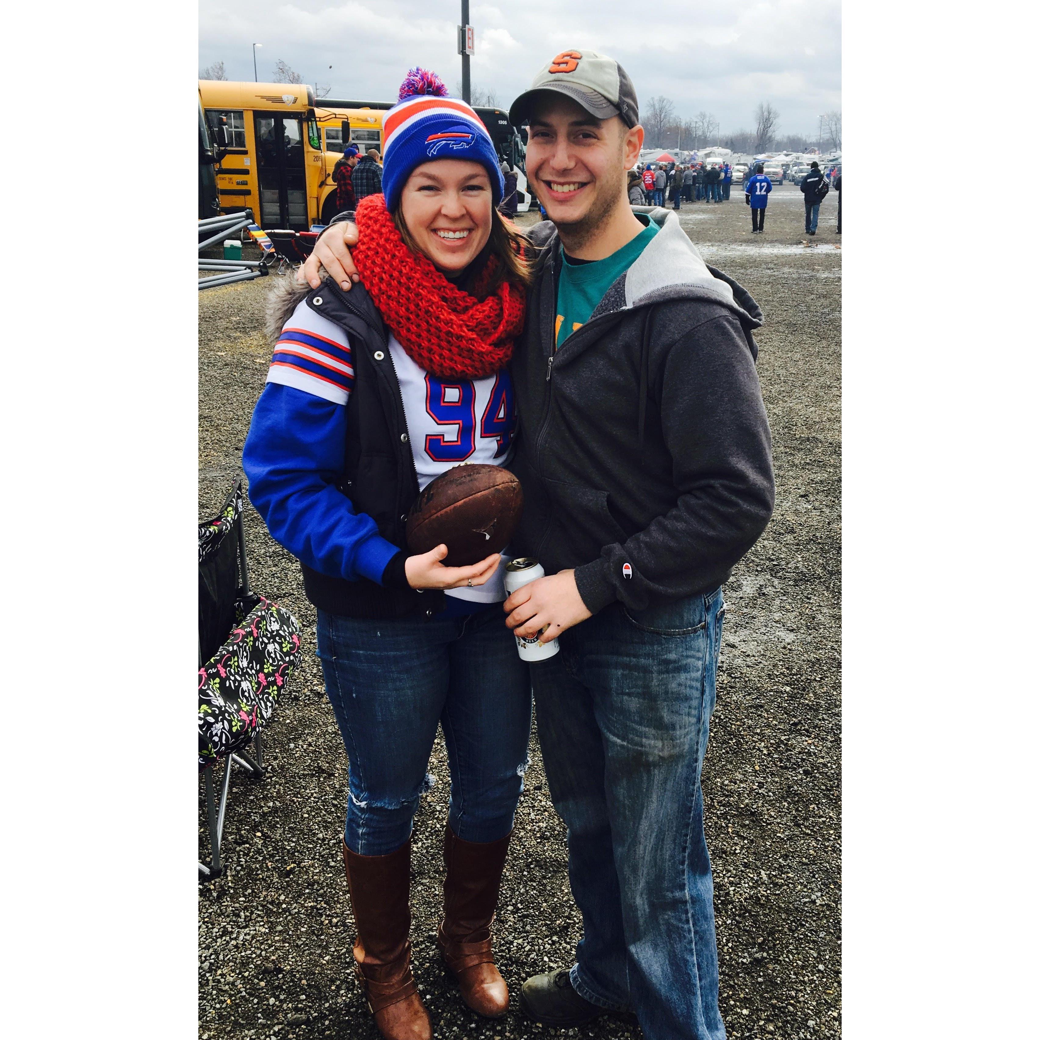 Bills game with a Dolphins fan...