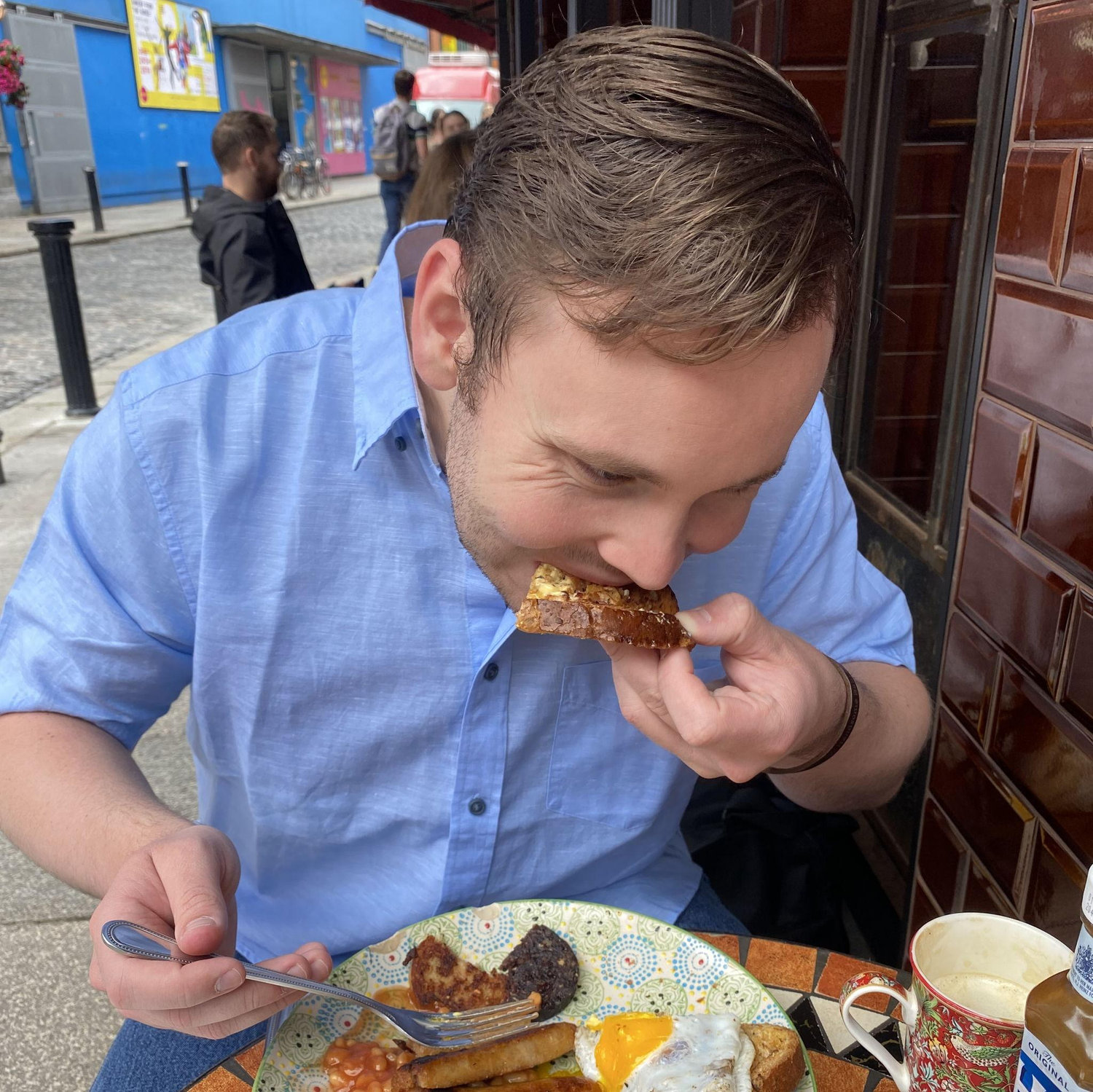 Michael still talks about this breakfast from Ireland! 2023