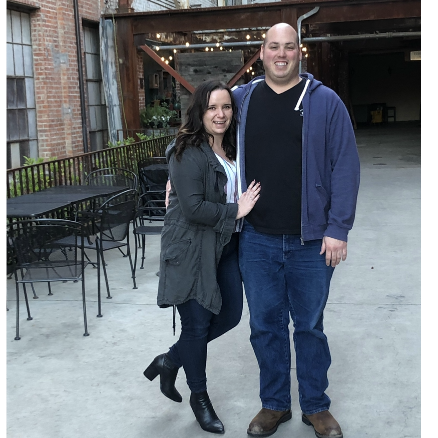First photo together at Old Sugar Mill in Sacramento