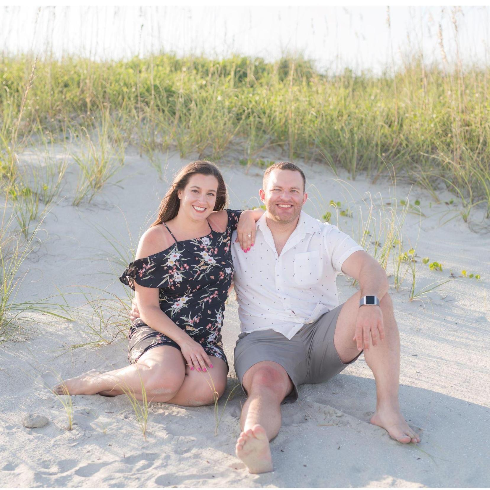 Beach photo session courtesy of Evan's mom!