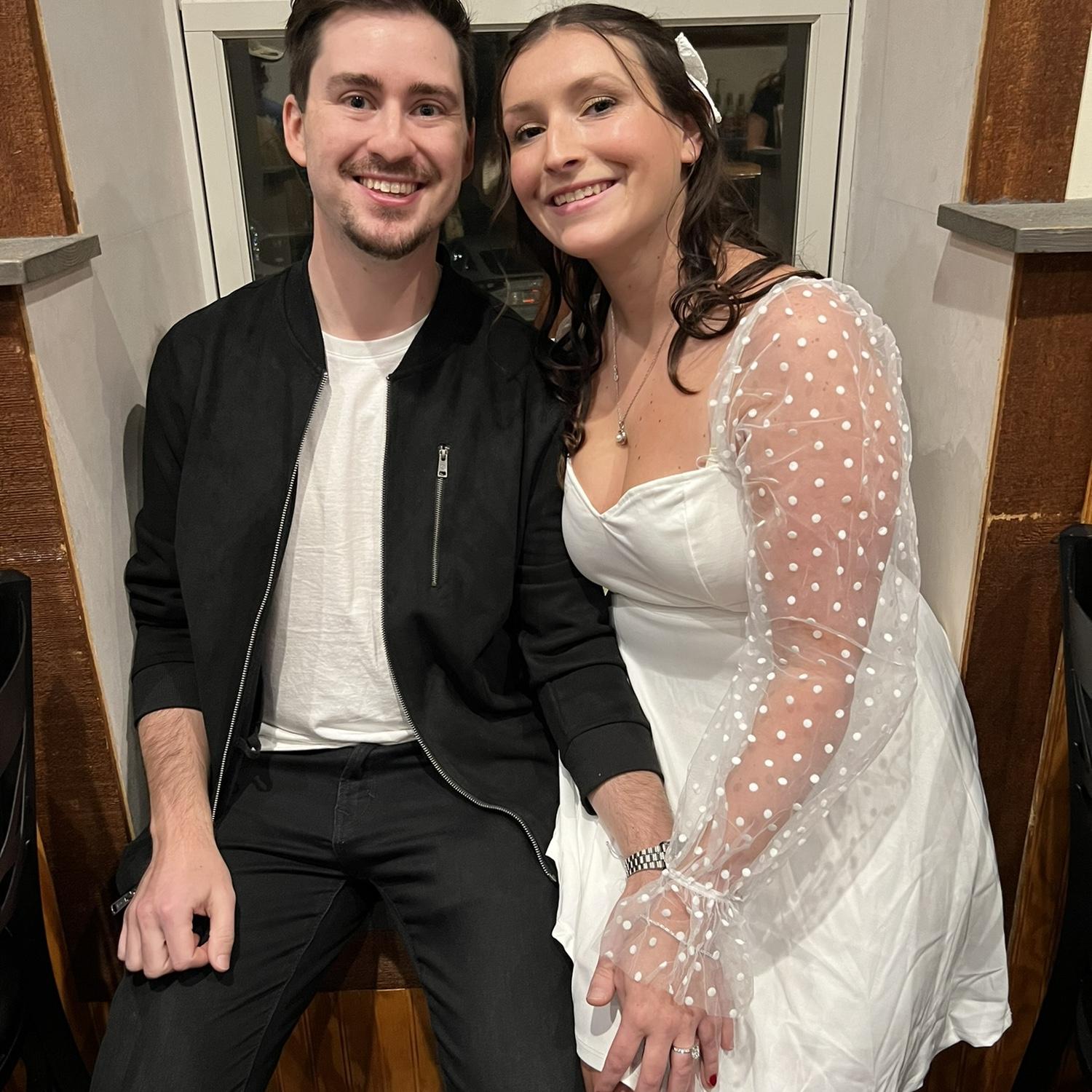 Celebrating the future Mr & Mrs🤍
