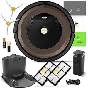 iRobot Roomba 890 Robotic Vacuum Cleaner with Wi-Fi Connectivity + Manufacturer's Warranty + Extra Sidebrush and Extra Filter Bundle