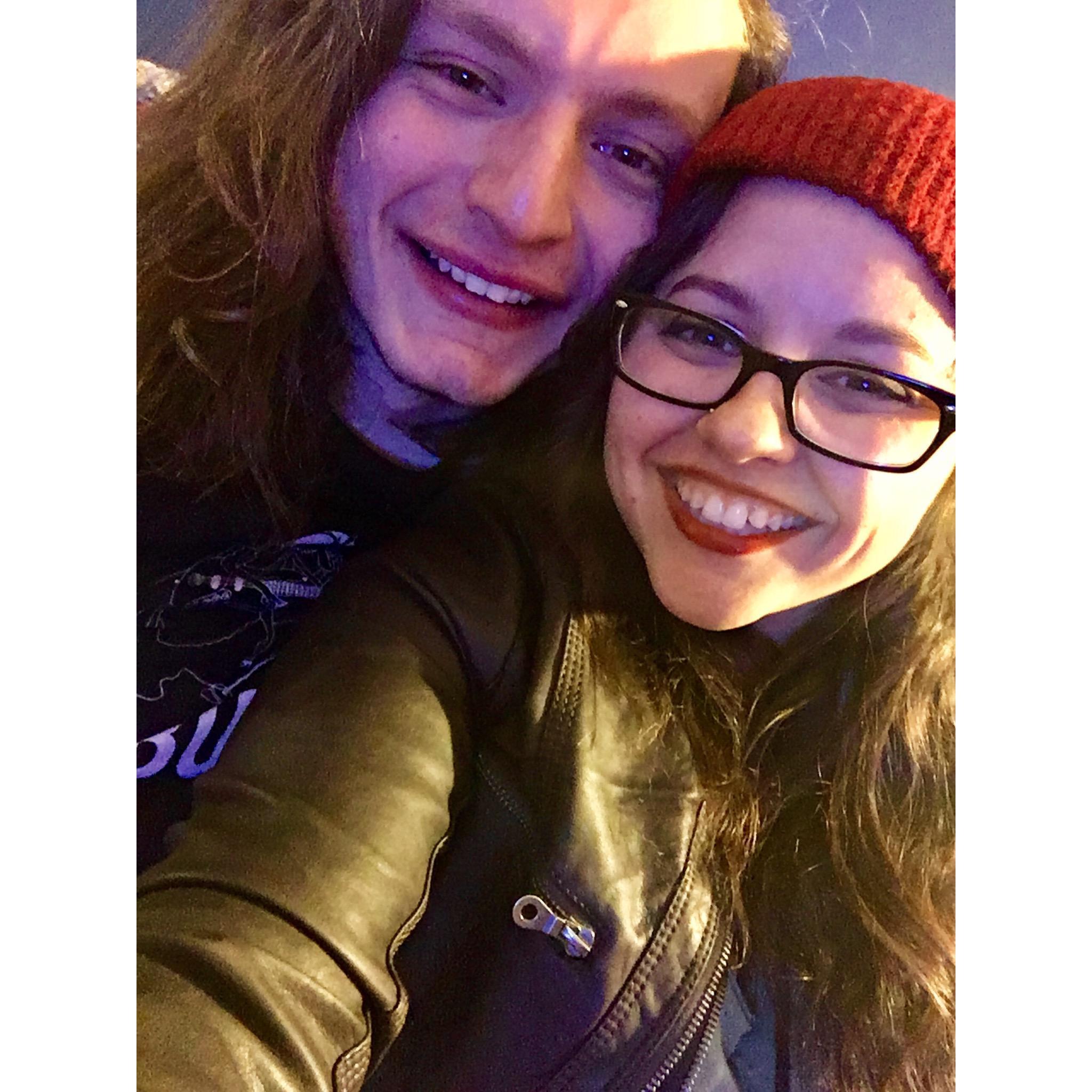 Sometime in the first few weeks of our relationship...we’ve gone through some hair styles!