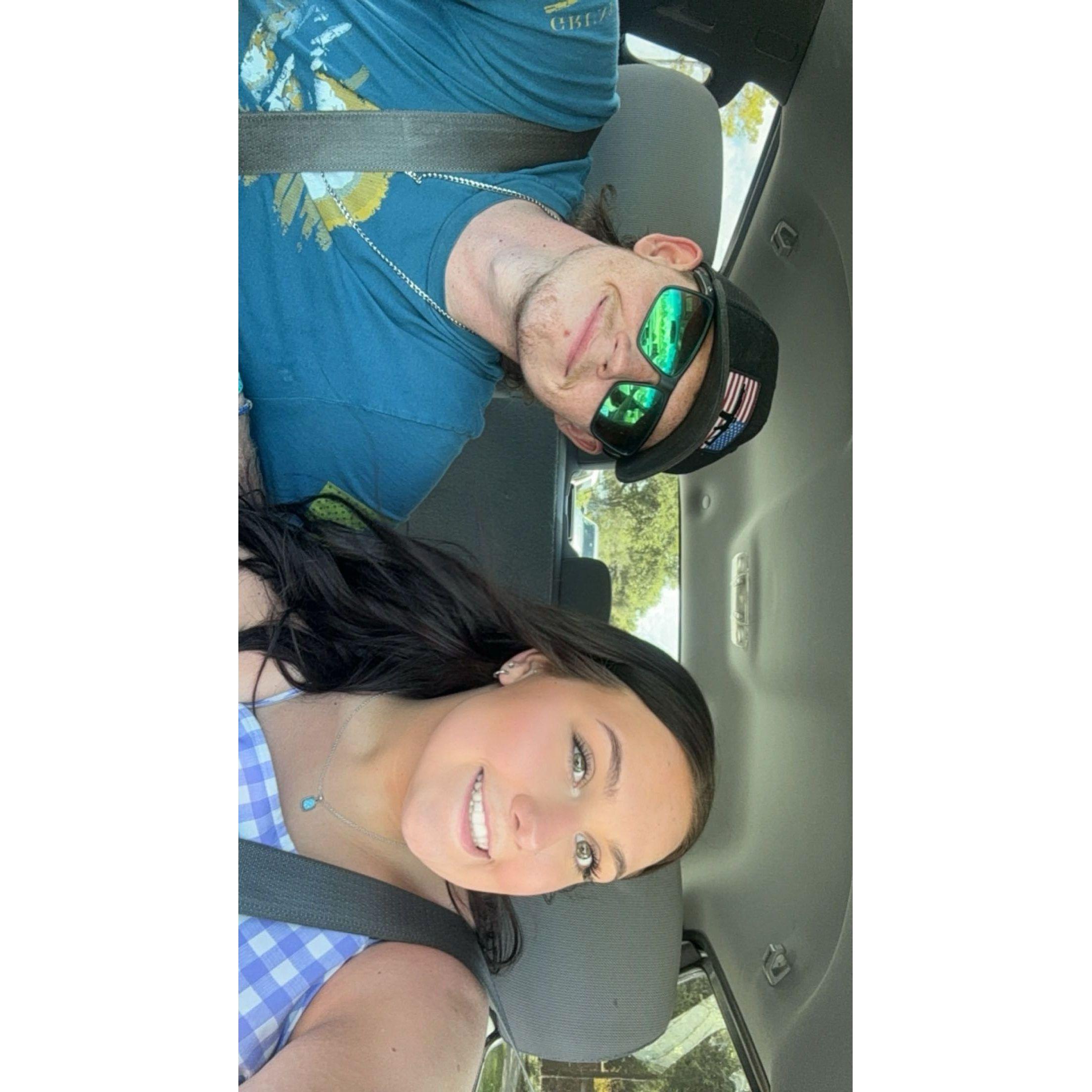 Going to Maddie's cousin Morgan's baby shower!