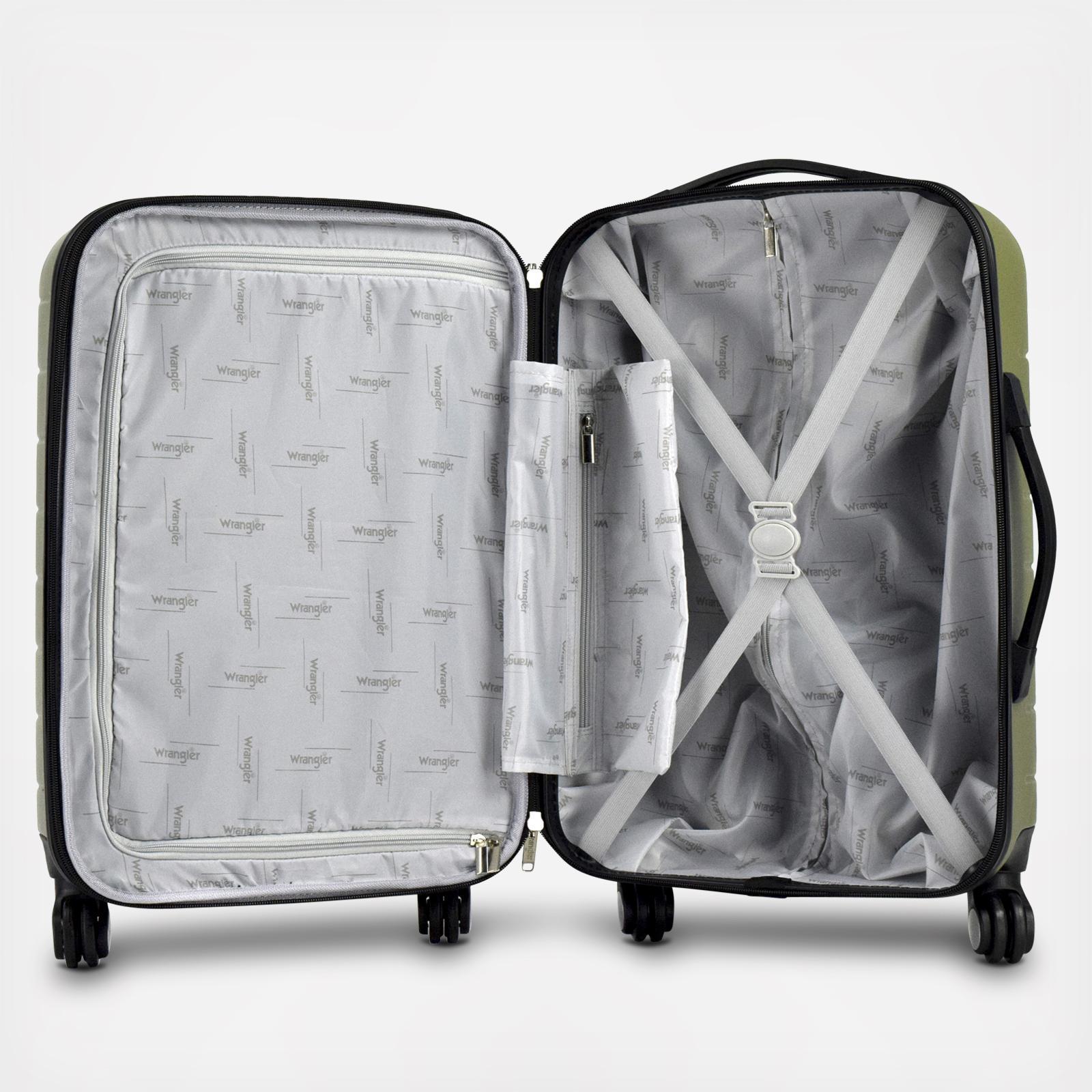 wrangler 3 piece luggage set