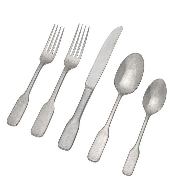 Fortessa Ashton Tumbled Flatware, 5 Piece Set