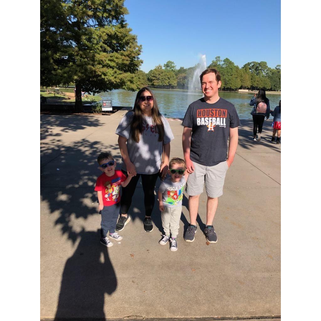 Zoo Day with Beau and Brix in 2021.