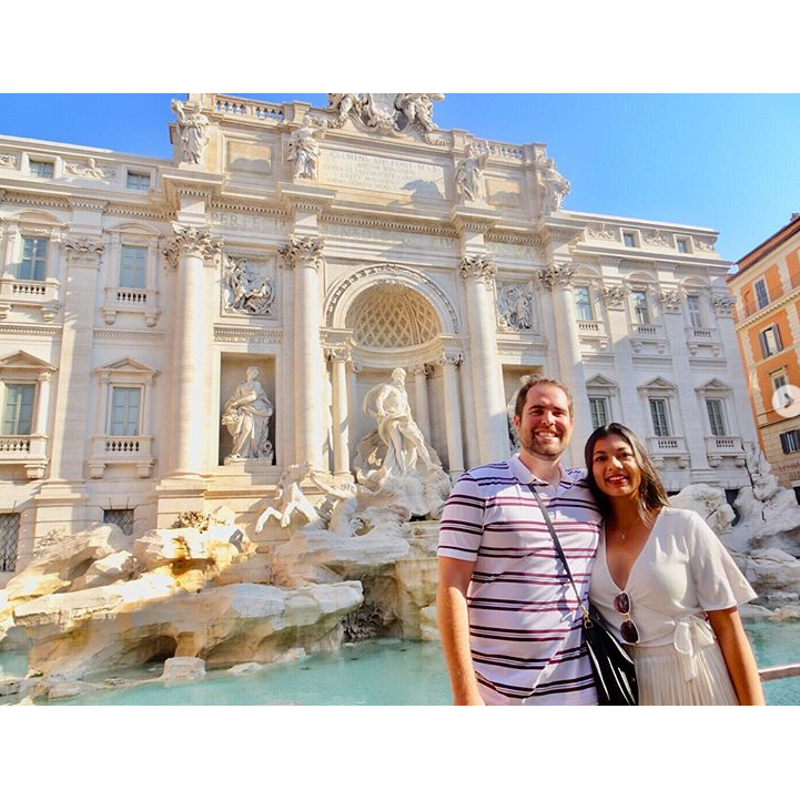 I wished that she would say "yes" and it worked - Trevi Fountain, Rome, Italy