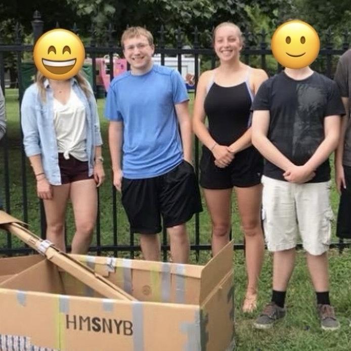 We met at a leadership weekend before the start of undergrad at UK when we were put on the same team for a cardboard boat race. Once classes started, we were already familiar faces for each other