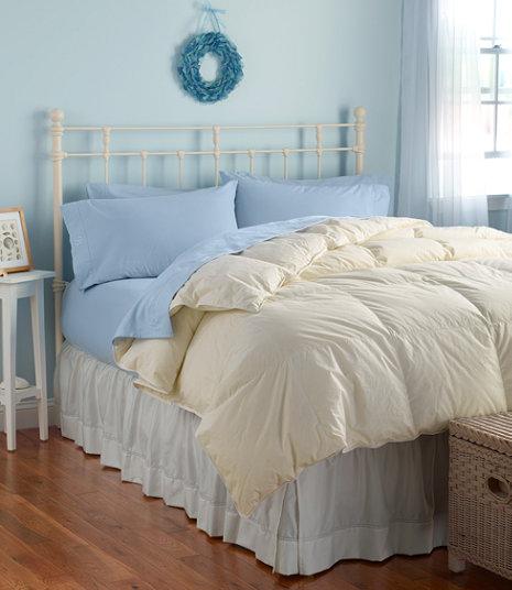 Baffle-Box Stitch Goose Down Comforter, Queen