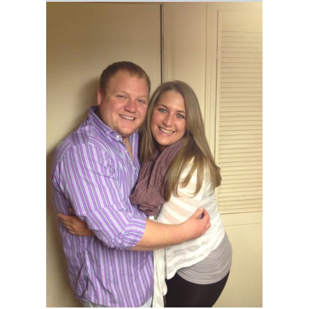 A picture before we started dating. This was right after college at a McDaniel Keger.