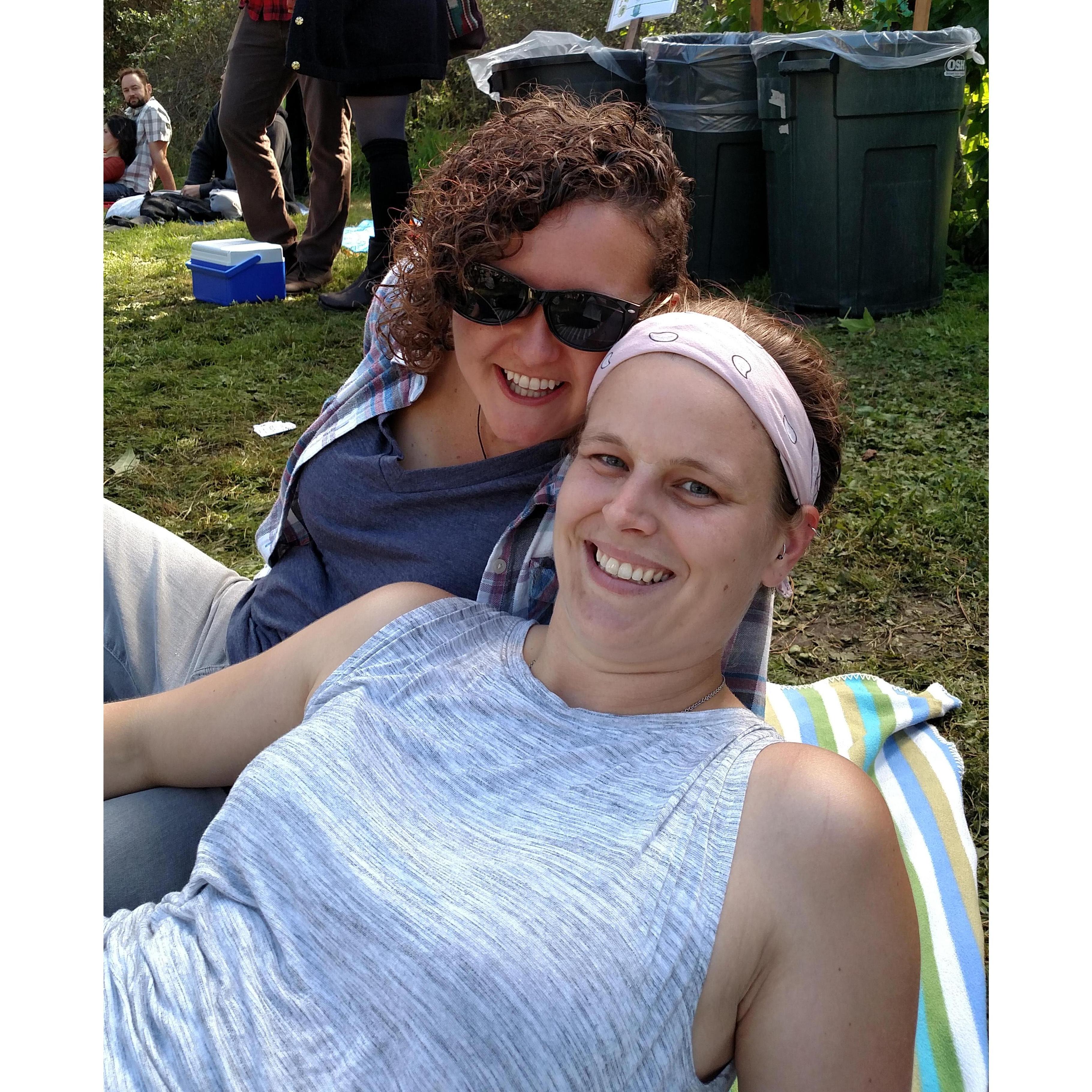 Our First pic together and first annual trip to Hardly Strictly Bluegrass