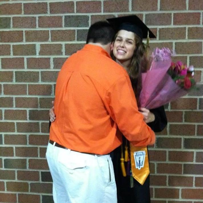 Ashley's high school graduation