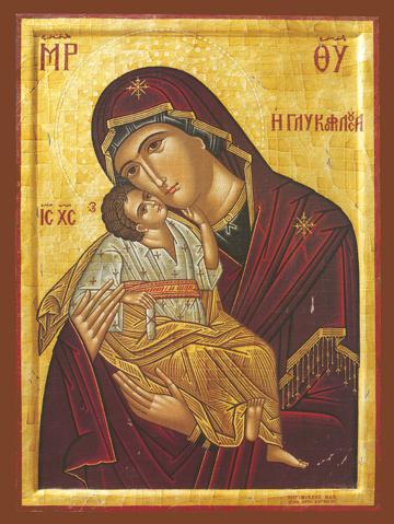 Icon of the “Glykophilousa” – T45 (size "ML Mounted Icons")