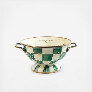 Emerald Check Stainless steel Colander