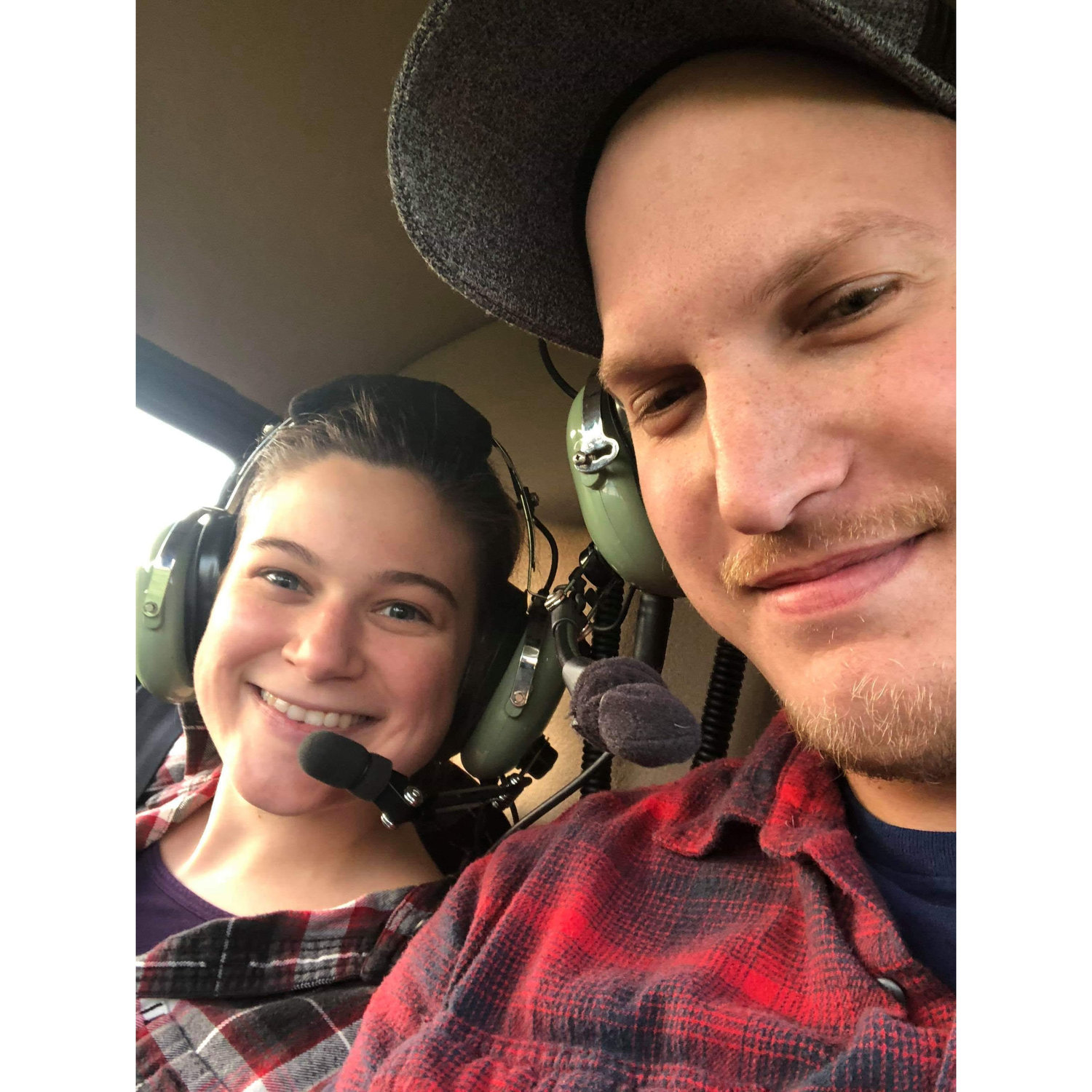 Helicopter ride at pumpkinville.
