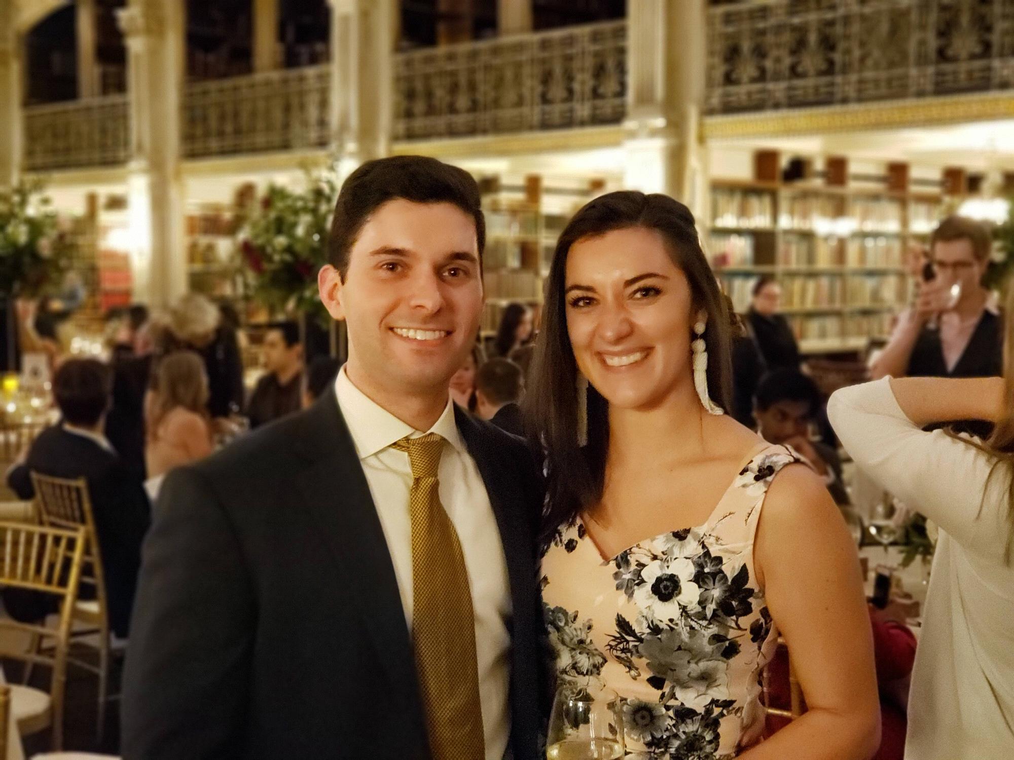 Zach and Kiley's stunning wedding at the Peabody Library. We were taking serious notes at this point.