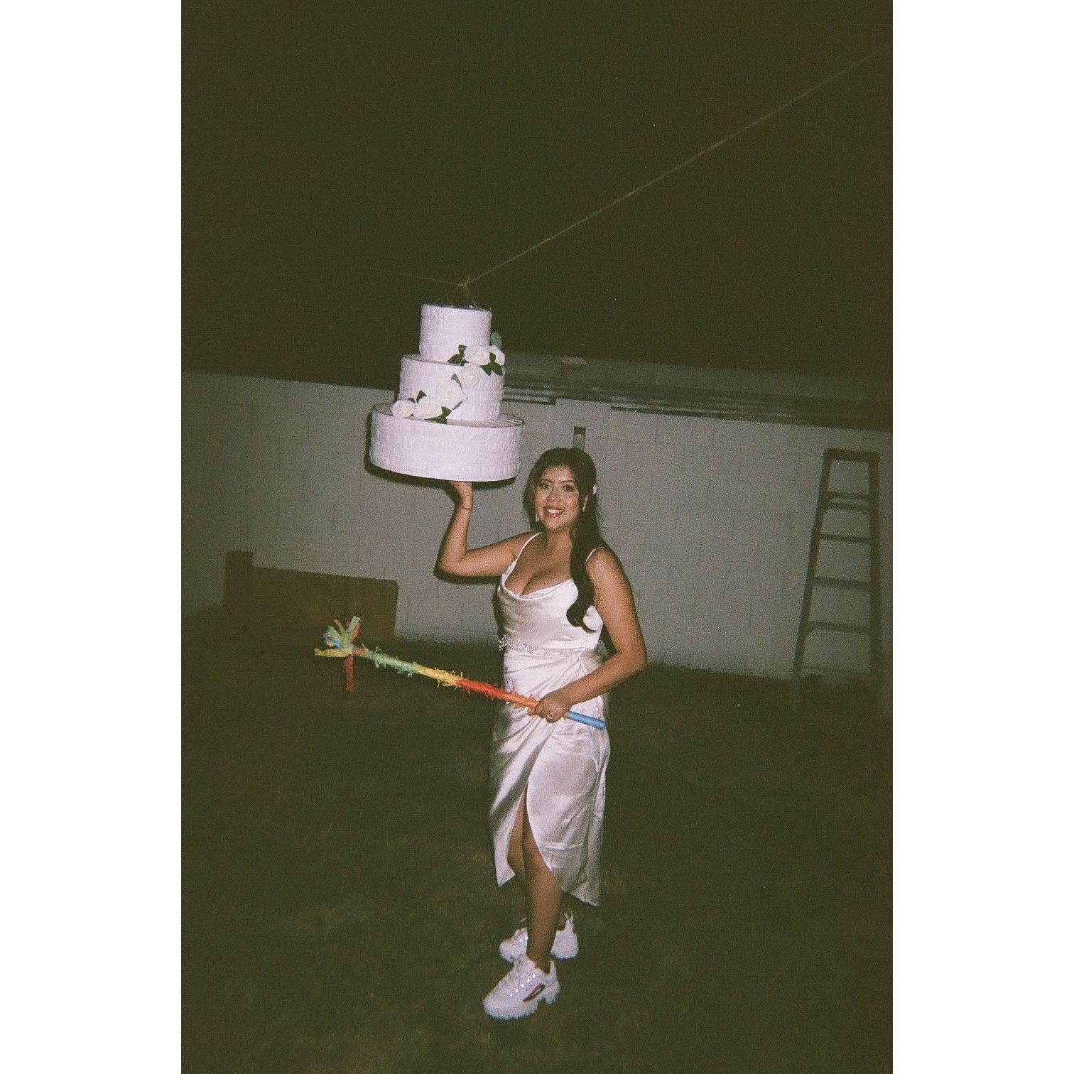 It would not be a wedding without a piñata