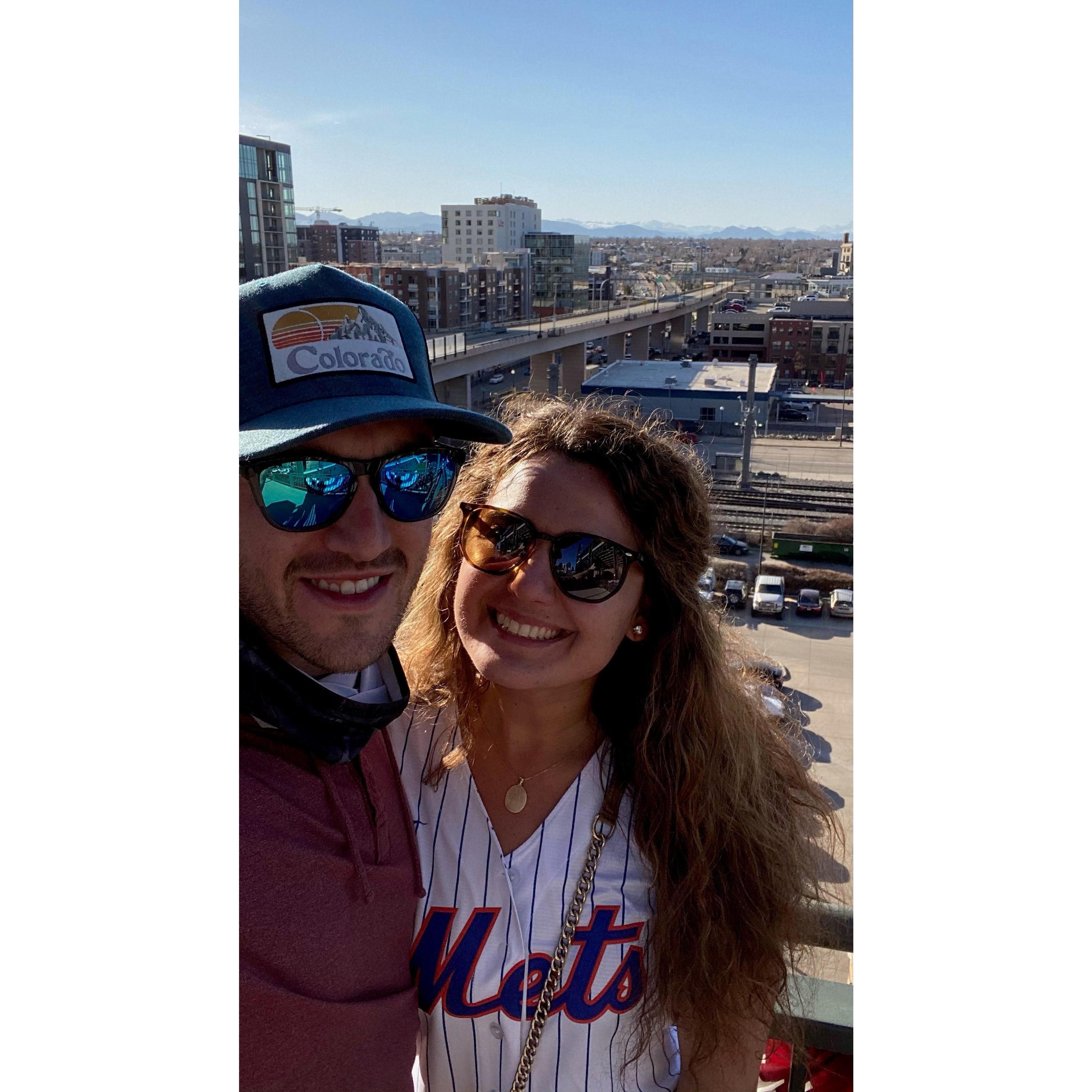 Rockies game in Denver