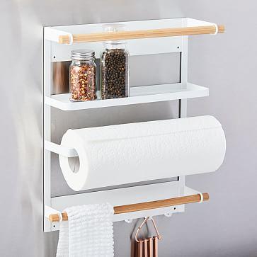 Magnetic Kitchen Organization Rack