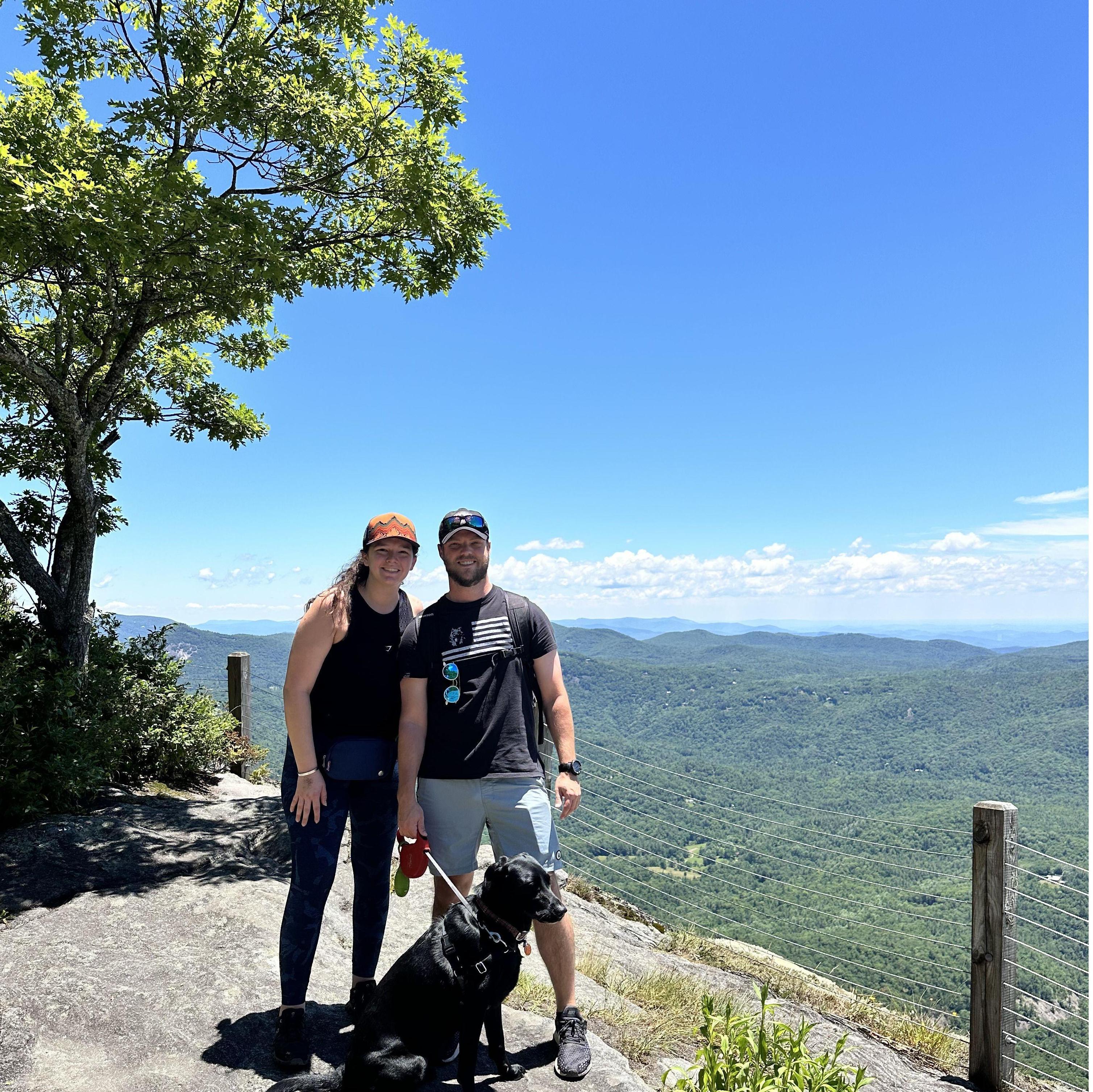 On our way back from Asheville