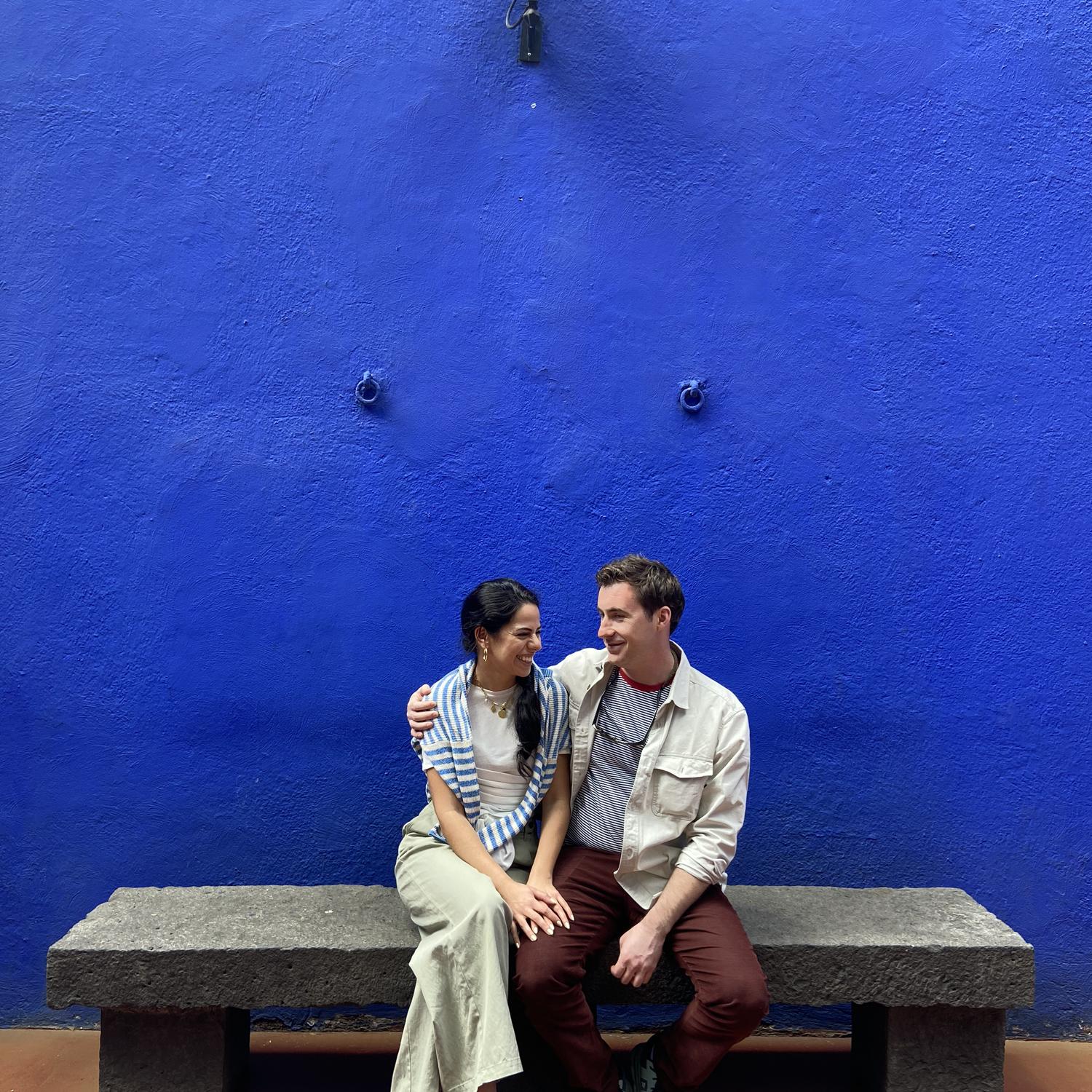 A real cute candid! Frida Kahlo Museum, Mexico City