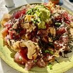 Bomb Poke Nachos at The Beach Bar at the Moana Surfrider | Waikiki Beach