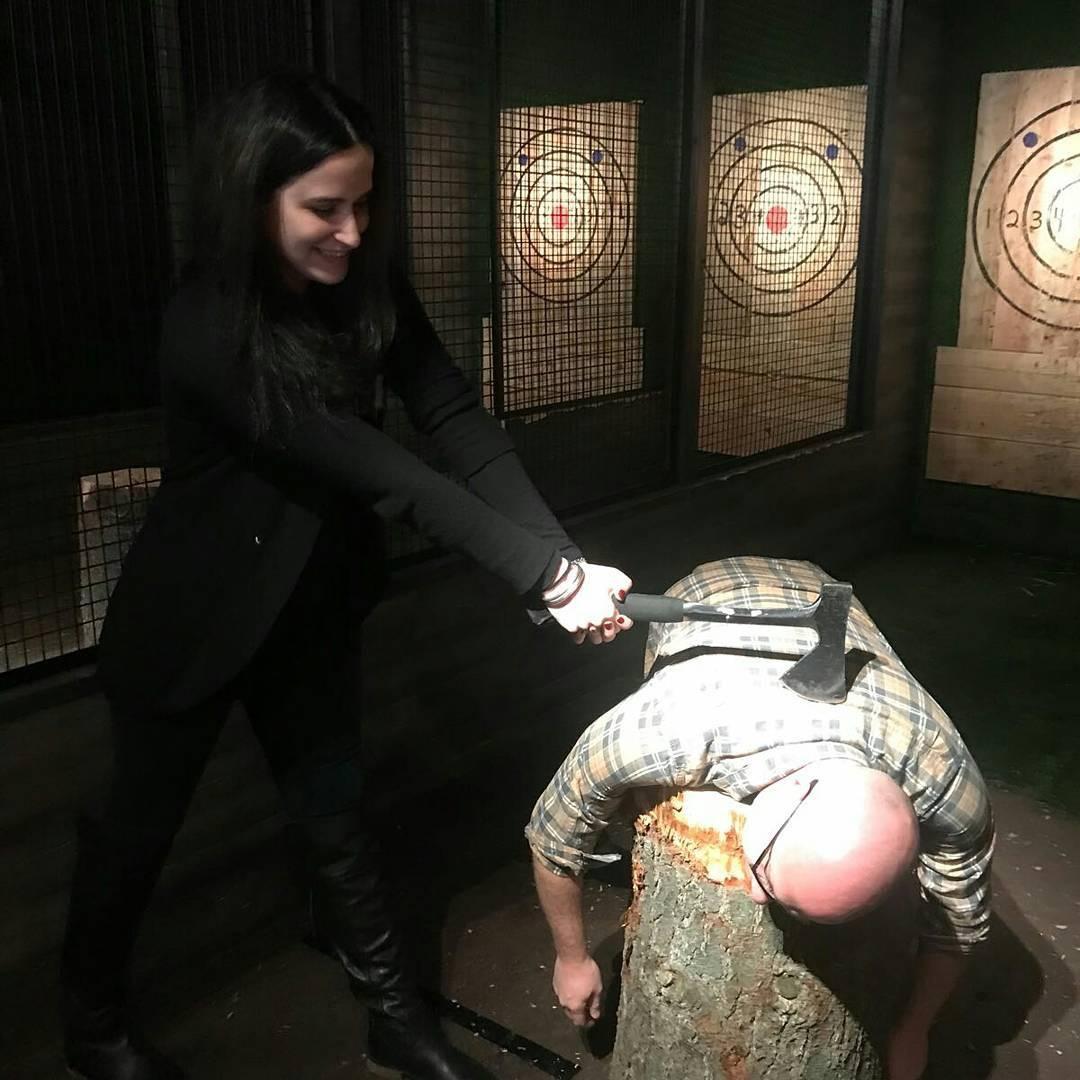So I'm marrying an axe-murderer...