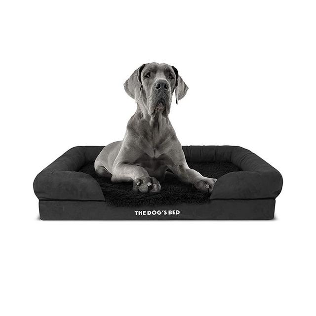 The Dog’s Bed Orthopedic Dog Bed, Waterproof, Premium Memory Foam S-XXL, Dog Pain Relief for Arthritis, Hip & Elbow Dysplasia, Post Surgery, Lameness, Senior Supportive, Calming Bed, Washable Cover