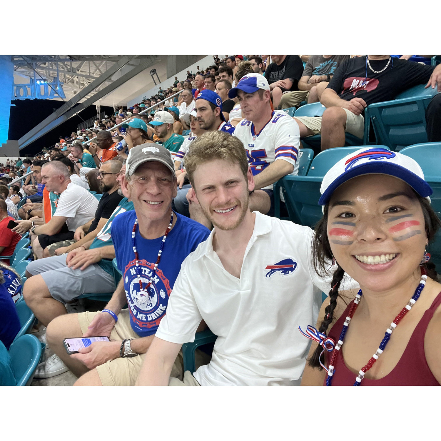 At the Buffalo Bills game