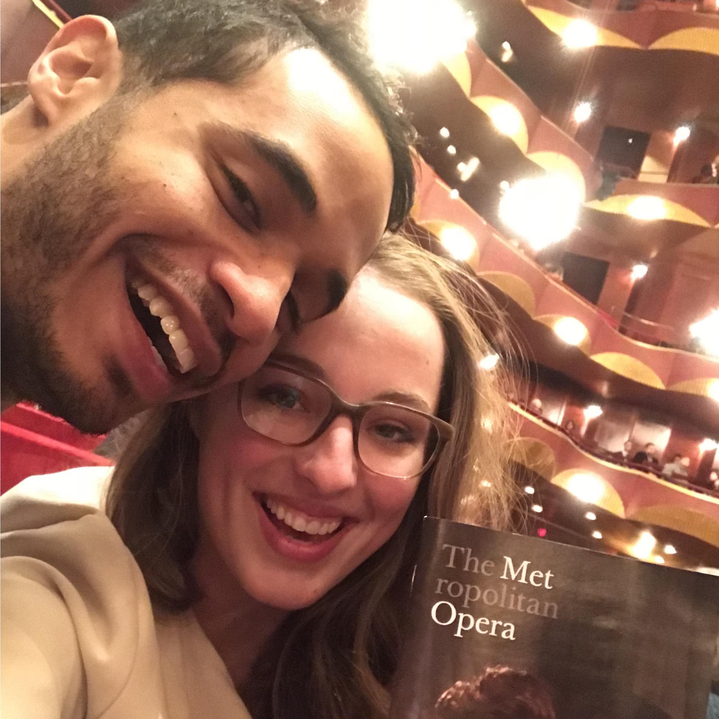 Carmen - Our first of many opera dates to come.