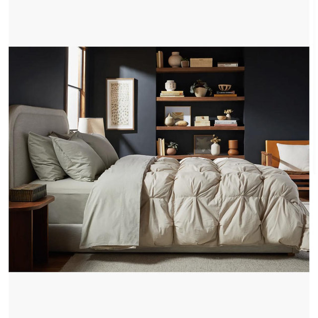 Parachute Organic Cotton Puff Comforter - Bone, King/California King