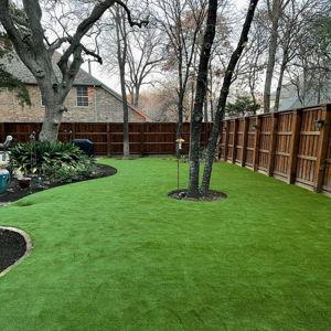 Turf & Fence our Backyard!