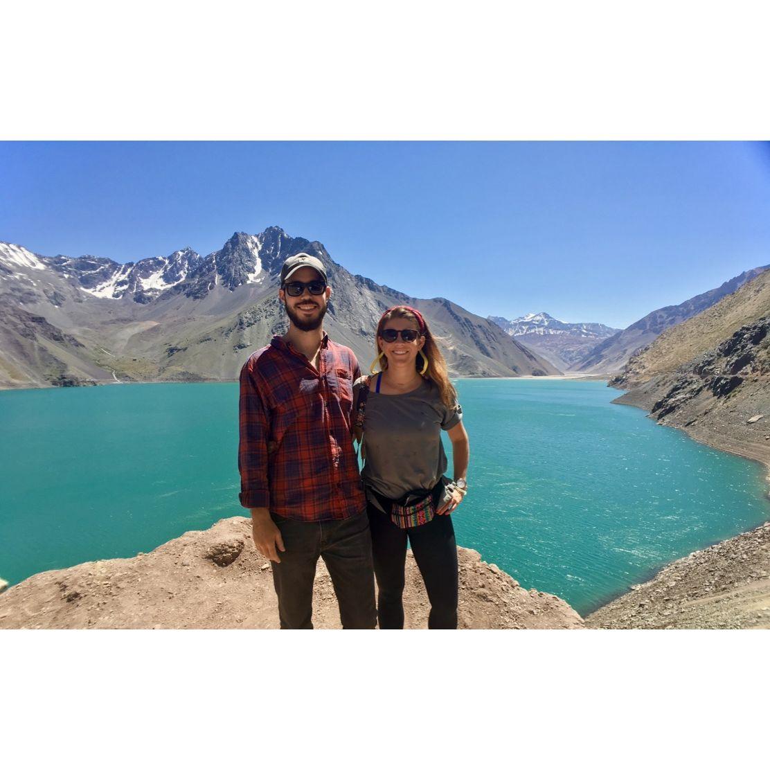 Patagonia -- before we chose to not glamp and put backpacks on. Cool cool.