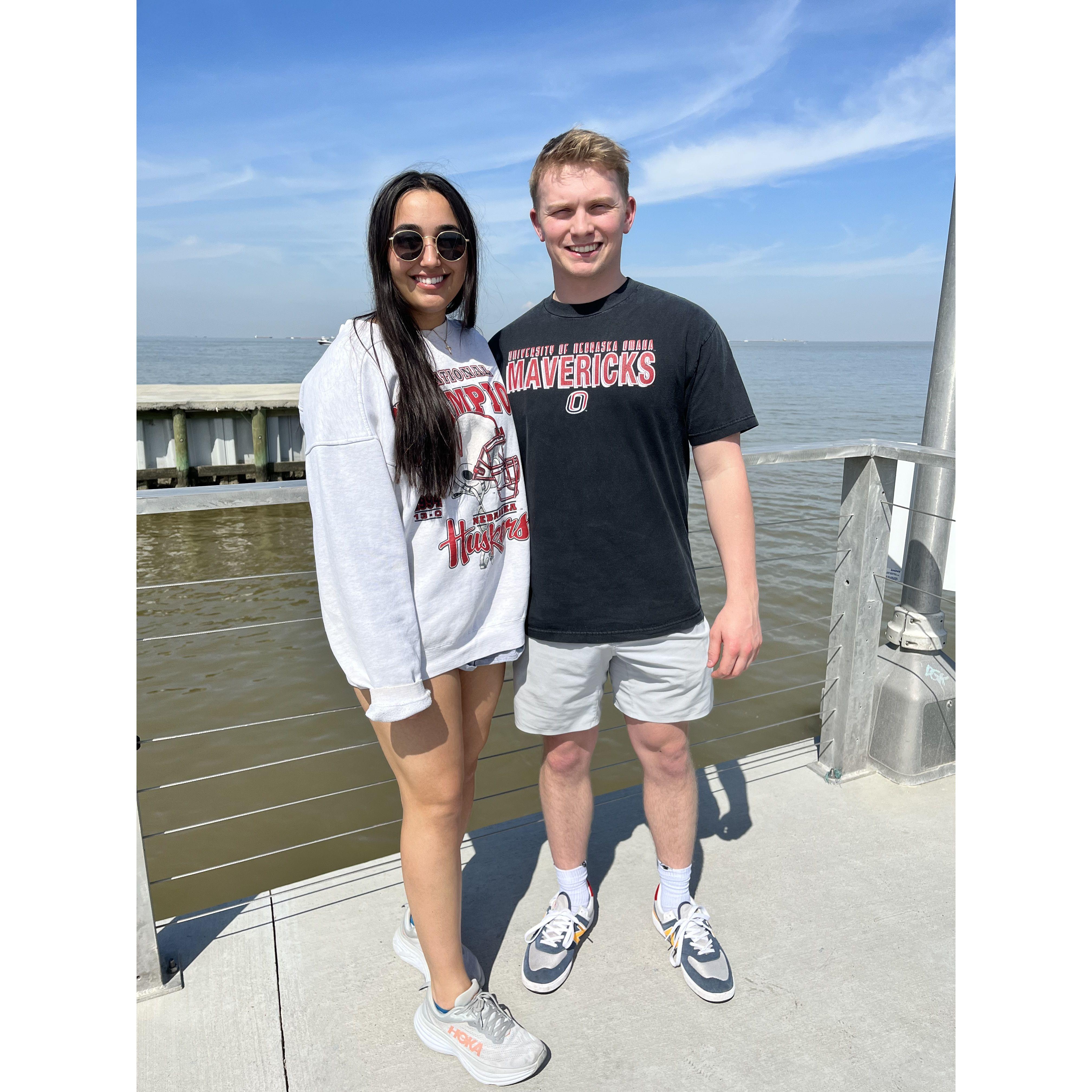 Our first time in Texas together