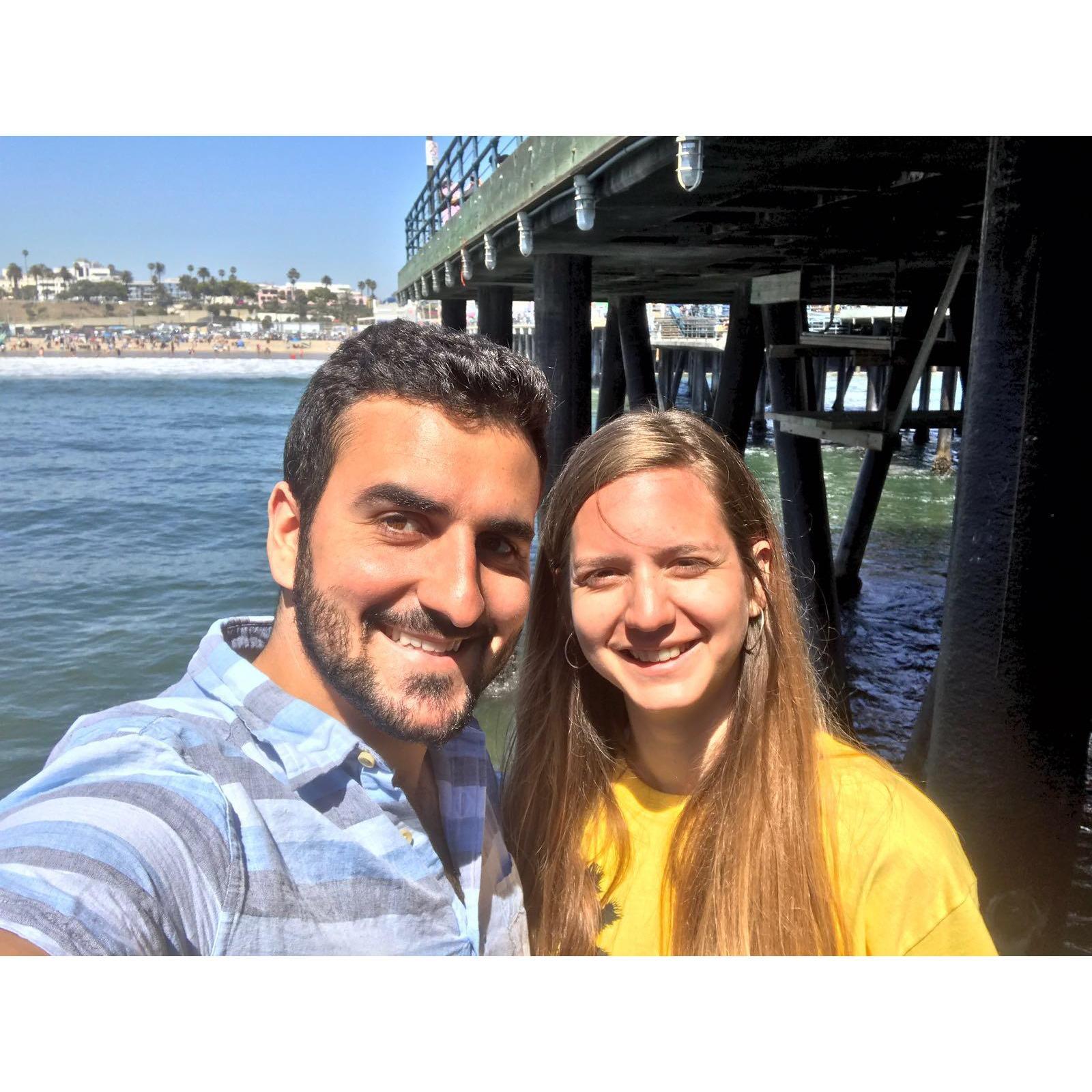 Visiting Santa Monica Pier, CA