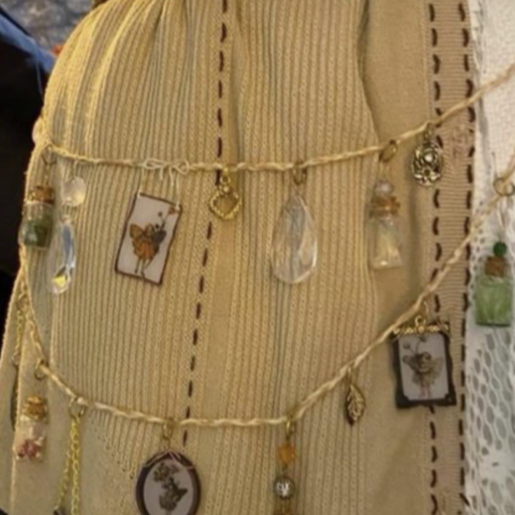 At Renaissance Faires, it’s customary to wear tradeable trinkets.